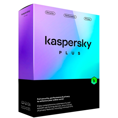 Kaspersky Plus Internet Security 2024 | 5 Dispositivos | 1 año