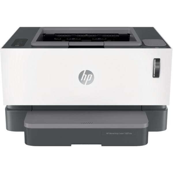 Impresora Recargable Láser Monocromo HP Neverstop 1001NW WiFi/ Blanca