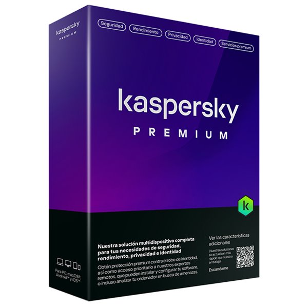 Kaspersky Premium Total Security 2024 | 5 Dispositivos | 1 año