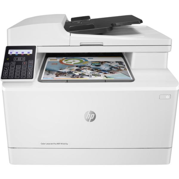 MULTIFUNCIÓN HP WIFI CON FAX LÁSER COLOR PRO M181FW - 26/21PPM - SCAN 1200X1200PPP - ETHERNET - ADF - AIRPRINT - TONER CF510A/11