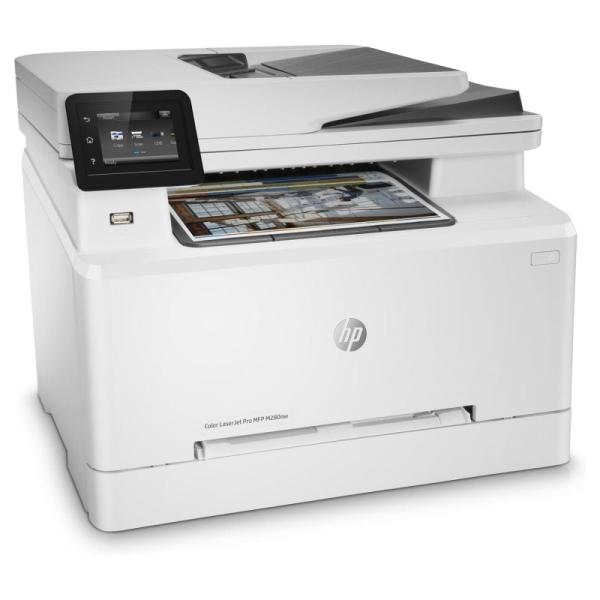 MULTIFUNCIÓN HP WIFI LÁSER COLOR PRO M280NW - 38/21PPM - SCAN 1200X1200PPP - ETHERNET - ADF - AIRPRINT - TONER CF5000/01/02/03 C