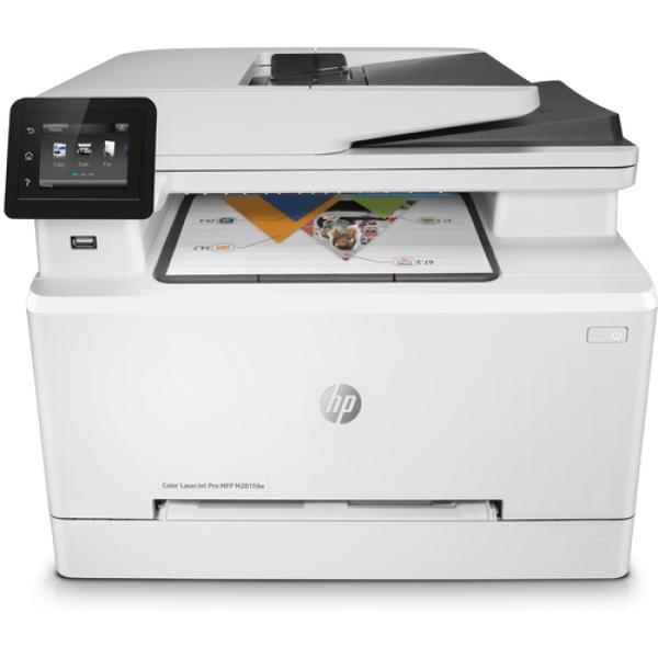 Multifunción Láser Color HP LaserJet Pro M281FDW WiFi/ Fax/ Dúplex/ Blanca