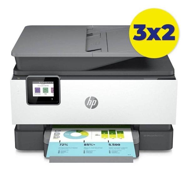 Pack 3uds - Promocion 3x2 - Multifunción HP Officejet Pro 9010e WiFi/ Fax/ Dúplex/ Blanca