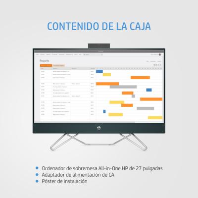 PC All in One HP 27-CB0037NS Ryzen 5 5500U/ 16GB/ 1TB SSD/ 27'/