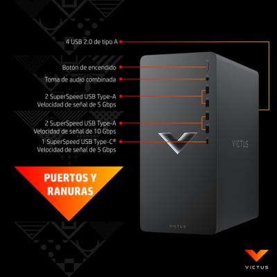 PC Gaming HP Victus 15L TG02-0015NS Ryzen 5 5600G/ 16GB/ 512GB