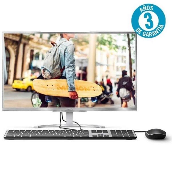 PC ALL IN ONE MEDION AKOYA E23401 MD61313 - I5-8250U 1.6GHZ - 8GB - 128GB SSD - 23.8'/60.4CM FHD - WIFI - BT - HDMI - W10 - SILV