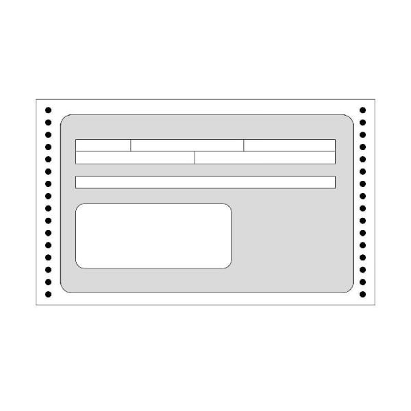 FORMULARIOS EN CONTINUO APLI 00133 - RECIBOS PLEGADOS PARA IMPRESORAS MATRICIALES Y LÁSER EN ZIG-ZAG - 240*97MM - 1200 UNIDADES