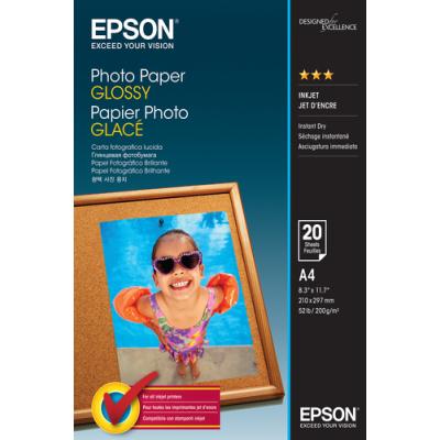 Papel Fotográfico Epson C13S042538/ DIN A4/ 200g/ 20 Hojas/