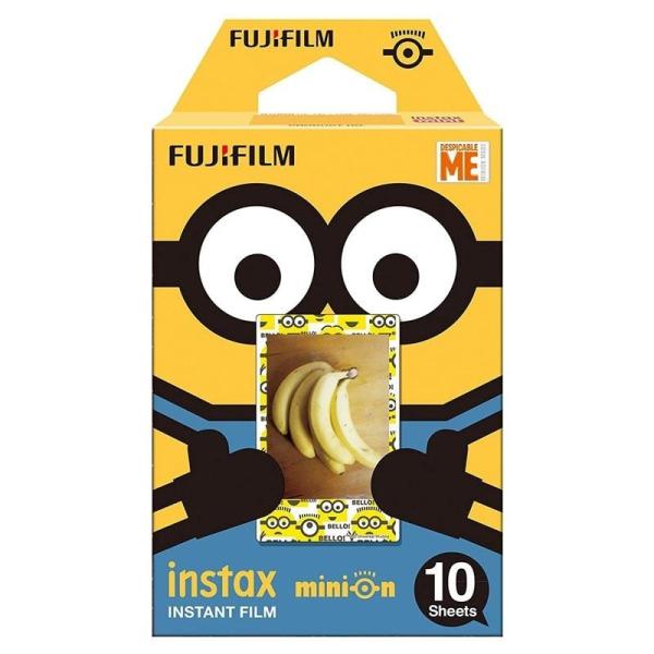 PAPEL FOTOGRÁFICO FUJIFILM INSTAX MINI MINION M1 - 10 HOJAS - COMPATIBILIDAD SEGÚN CARACTERÍSTICAS