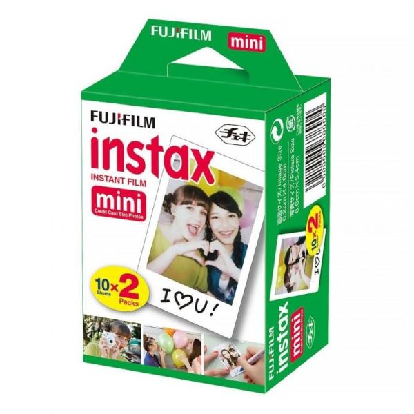 PELÍCULA FUJIFILM INSTAX MINI GLOSSY - PACK 2X10