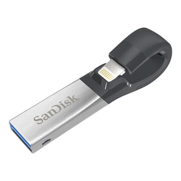 PENDRIVE SANDISK IXPAND SDIX30C-016G-GN6NN - 16GB - CONECTORES LIGHTNING/USB 3.0 - TRANSFIERE FOTOS Y VÍDEOS DE IPHONE/IPAD - AP