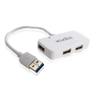 HUB APPROX TRAVEL HUB APPHT7W BLANCO - 3 PUERTOS USB 2.0 + 1