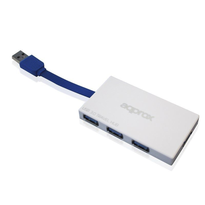 HUB APPROX TRAVEL HUB APPHT5W - 4 PUERTOS USB 3.0 - VELOCIDAD