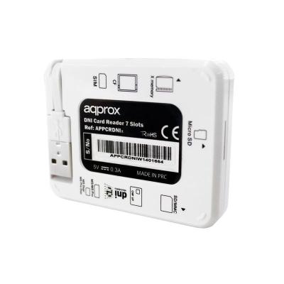 LECTOR EXTERNO DE DNI Y SMART CARDS APPROX APPCRDNIW -