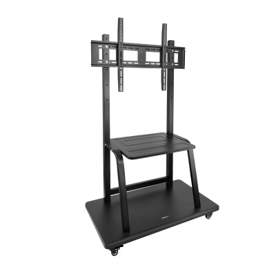 Soporte de Suelo Ajustable con Ruedas TooQ FS20101M-B para TV