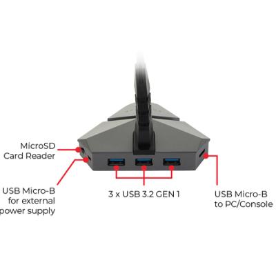 Hub USB SureFire Axis/ 3 Puertos USB 3.2