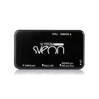 LECTOR DE TARJETAS EXTERNO SVEON SCT012M - 34 EN 1 - COMPATIBLE