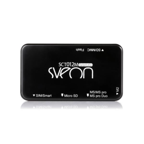 LECTOR DE TARJETAS EXTERNO SVEON SCT012M - 34 EN 1 - COMPATIBLE CON DNI 3.0 - USB 2.0