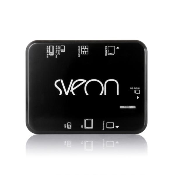 LECTOR DE TARJETAS EXTERNO SVEON SCT016M - COMPATIBLE CON DNI 3.0 - USB 2.0