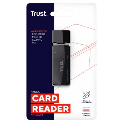 Lector de Tarjetas Externo Trust Nanga 21934/ USB 2.0