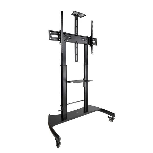 Soporte de Suelo con Ruedas Inclinable/ Nivelable con Ruedas TooQ FS20404HM-B para TV de 60-100'/ hasta 100kg