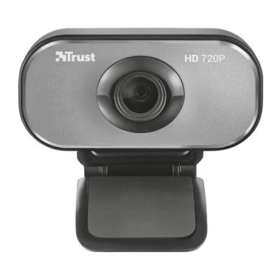 WEBCAM CON MICRÓFONO TRUST VIVEO HD 720P - 1600X1200 - PINZA