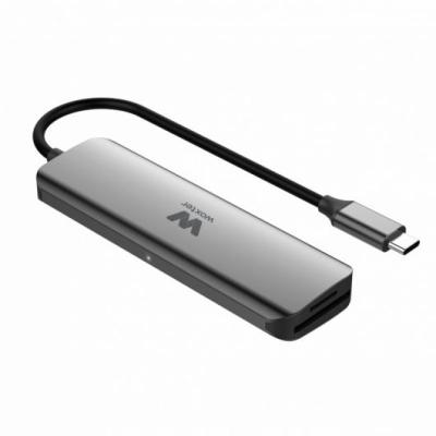 Hub USB 3.0 Tipo-C Woxter PE26-165/ 2 Puertos USB/ 1 HDMI/ 1