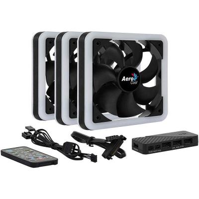 Pack 3 Ventiladores Aerocool Edge 14 Pro/ 14cm/ H66F HUB +