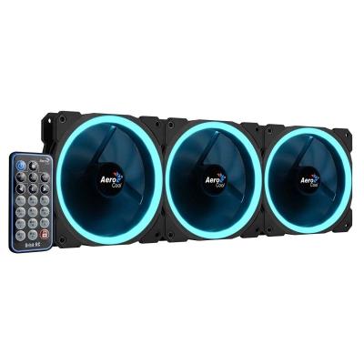 PACK 3 VENTILADORES AEROCOOL ORBIT REMOTE - 1200RPM - 14.1DBA -