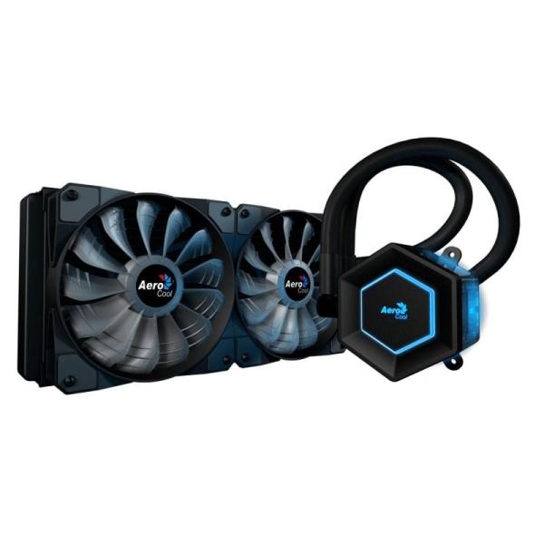 SISTEMA DE REFRIGERACIÓN LÍQUIDA AEROCOOL P7L240 - ILUMINACIÓN RGB - RADIADOR 2 VENTILADORES - SOCKET INTEL/AMD SEGÚN ESPECIFICA