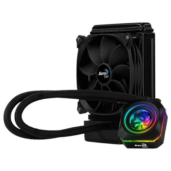 SISTEMA DE REFRIGERACIÓN LIQUIDA AEROCOOL PULSE L120 - ILUMINACIÓN RGB - BASE DE COBRE - SOCKET INTEL/AMD SEGÚN ESPECIFICACIONES