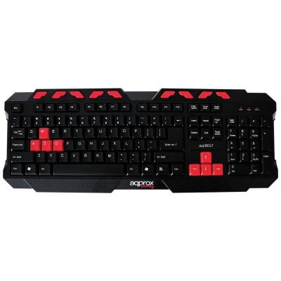 TECLADO GAMING APPROX APPBOLT - PLUG AND PLAY - 9 TECLAS