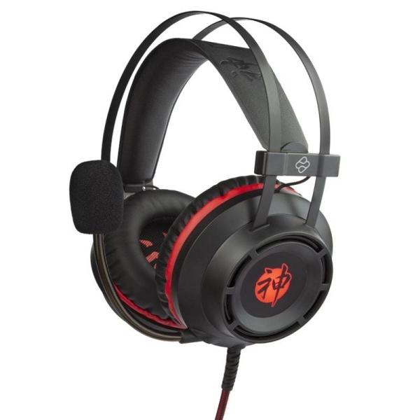 Auriculares Gaming con Micrófono FR-TEC EBISU/ Jack 3.5/ Rojos