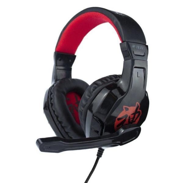 Auriculares Gaming con Micrófono FR-TEC INARI/ Jack 3.5/ Rojos