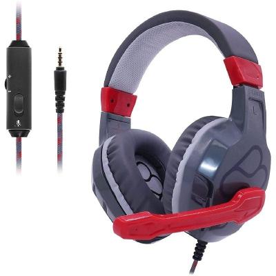 Auriculares Gaming con Micrófono FR-TEC SAMUS/ Jack 3.5/ Rojos