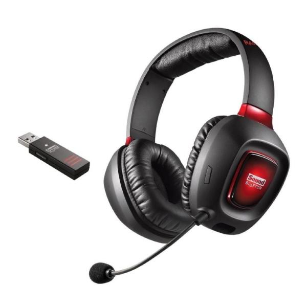 AURICULARES CON MICRÓFONO GAMING CREATIVE SOUND BLASTER TACTIC3D RAGE WIRELESS V2.0 - SONIDO ENVOLVENTE 7.1 - COMPATIBLE PC/MAC/