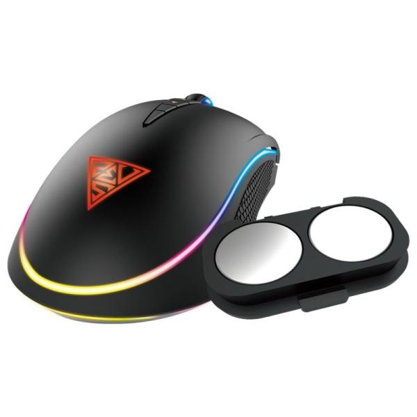 RATÓN GAMING GAMDIAS ZEUS M1 - SENSOR ÓPTICO - 1200/7000DPI - 1000HZ - PESOS AJUSTABLES -  ILUMINACIÓN RGB - CABLE USB 1.8M