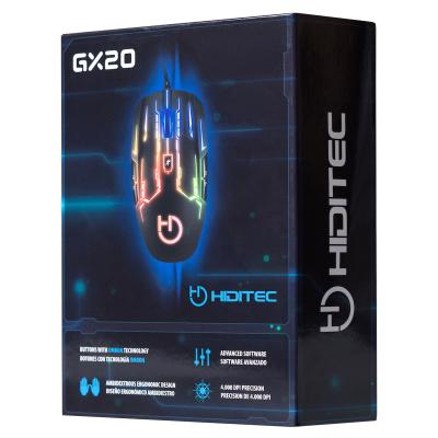 Ratón Gaming Hiditec GX20/ Hasta 4000DPI