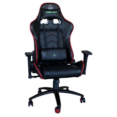 SILLA GAMER KEEP-OUT XS400PROR ROJA - BASE METAL - AJUSTE