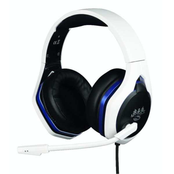 Auriculares Gaming con Micrófono Konix Mythics Hyperion para PS5/ Jack 3.5/ Blanco y Negro