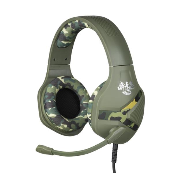 Auriculares Gaming con Micrófono Konix Mythics Nemesis Multiplataforma/ Jack 3.5/ Camuflaje