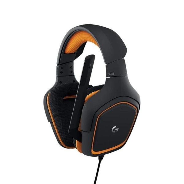 AURICULARES GAMING CON MICRÓFONO LOGITECH G231 PRODIGY - CONTROL VOLUMEN/SILENCIO INTEGRADO CABLE - JACK 3.5MM - CABLE 2M - MULT