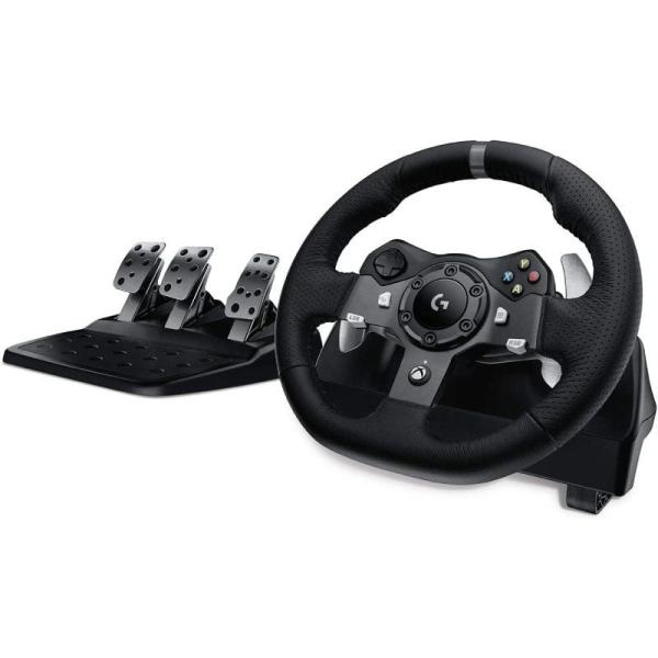 VOLANTE DE CARRERAS LOGITECH G920 DRIVING FORCÉ PARA XBOX ONE/PC - FORCÉ FEEDBACK CON DOS MOTORES - 900º ROTACIÓN - PEDALES CALI