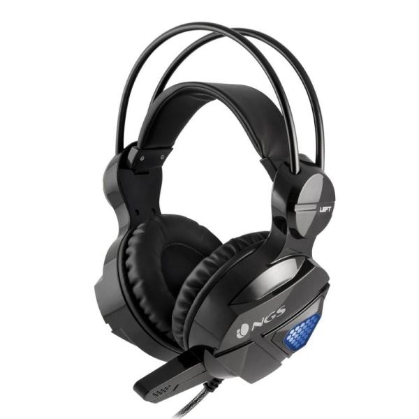 AURICULARES GAMING NGS GHX-500 - ESTÉREO - DIÁMETRO ALTAVOCES 50MM - MICRÓFONO INTEGRADO - 20HZ-20KHZ - LUCES LED - CABLE 2.2M