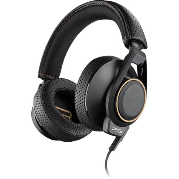 AURICULARES GAMING PLANTRONICS RIG 600 BLACK - DRIVERS 40MM - 20HZ-20KHZ - MICRÓFONO EXTRAIBLE - JACK 3.5MM