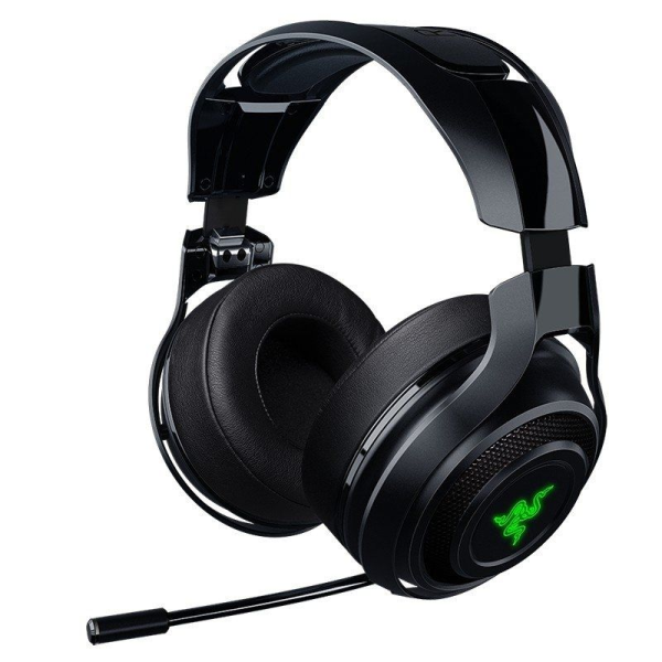 AURICULARES GAMIN INALÁMBRICOS RAZER MANOWAR 7.1 - DRIVERS 50MM - 2.4GHZ - MICRÓFONO UNIDIRECCIONAL - 14 HORAS DE USO CON UNA SO