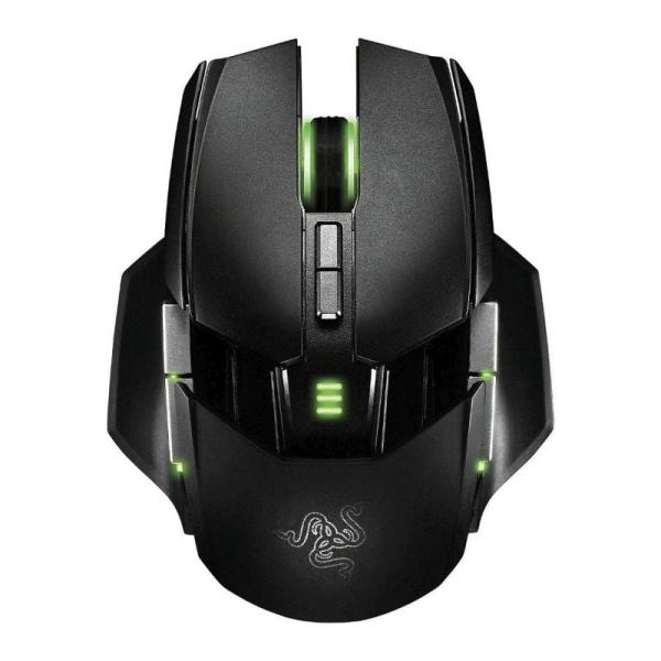 RATÓN GAMING RAZER OUROBOROS V2 - 4G - 8200PPP - ERGONOMÍA PERSONALIZABLE - 11 BOTONES HYPERSPONSE - CABLE / INALÁMBRICO - NEGRO