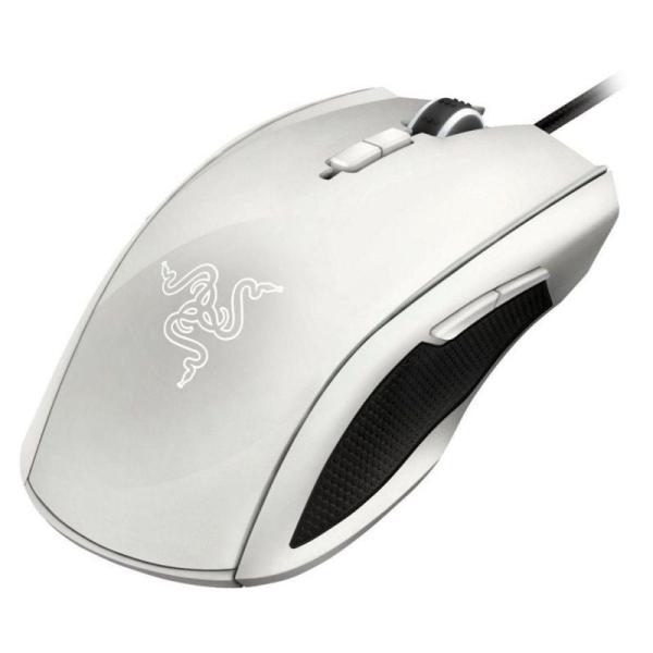 RATÓN GAMING RAZER TAIPAN BLANCO - SENSOR LÁSER 4G 8200PPP - FORMATO AMBIDIESTRO - 9 BOTONES HYPERESPONSE - ULTRAPOLLING 1000HZ