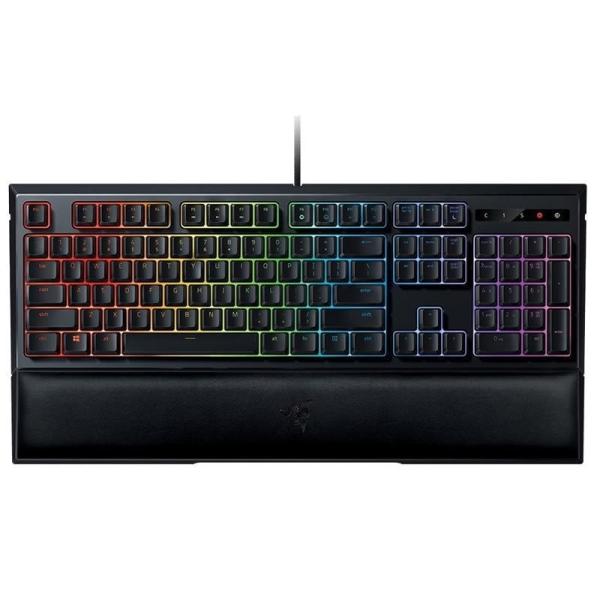 TECLADO GAMING RAZER ORNATA CHROMA- TECNOLOGÍA MEMBRANA MECÁNICA - TECLAS MEDIA ALTURA - REPOSAMUÑECAS - ANTIGHOSTING 10 TECLAS 