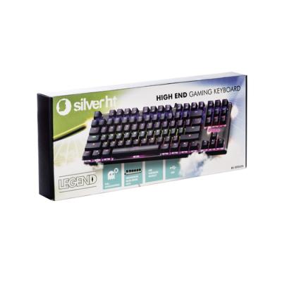 TECLADO MECÁNICO SILVERHT TKL GAMING LEGEND - 108 TECLAS -